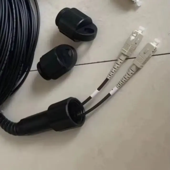 

Fiber optic Patch cord 2 cores LC-LC 300mtr waterproof SM OM1 OM2 OM3 LSZH outdoor Armored CPRI TPU cable FTTH FTTA jumper ELINK