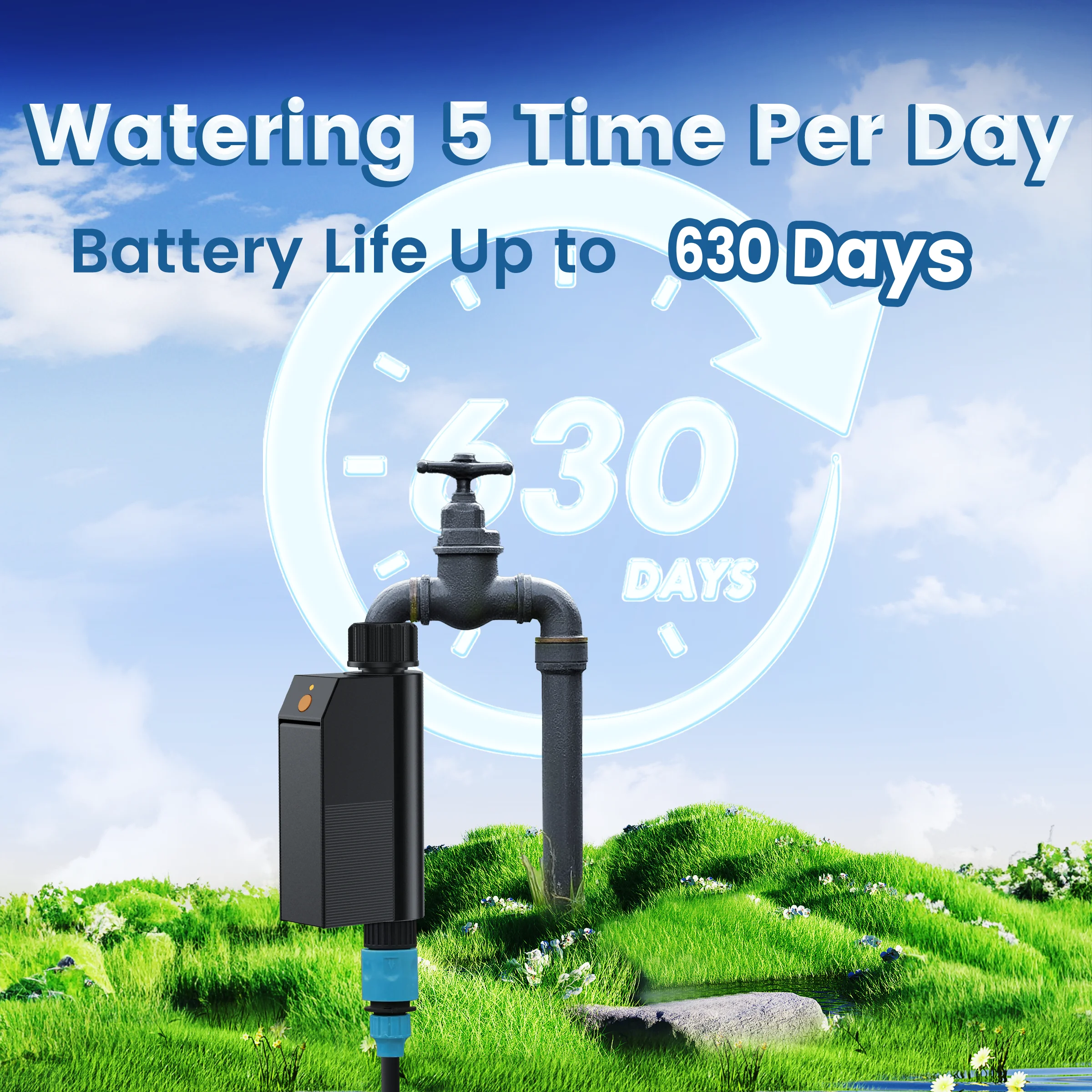Smart Garden Sprinkler Timer W - Wifi Water Timer Hose Faucet Smart recension och pris