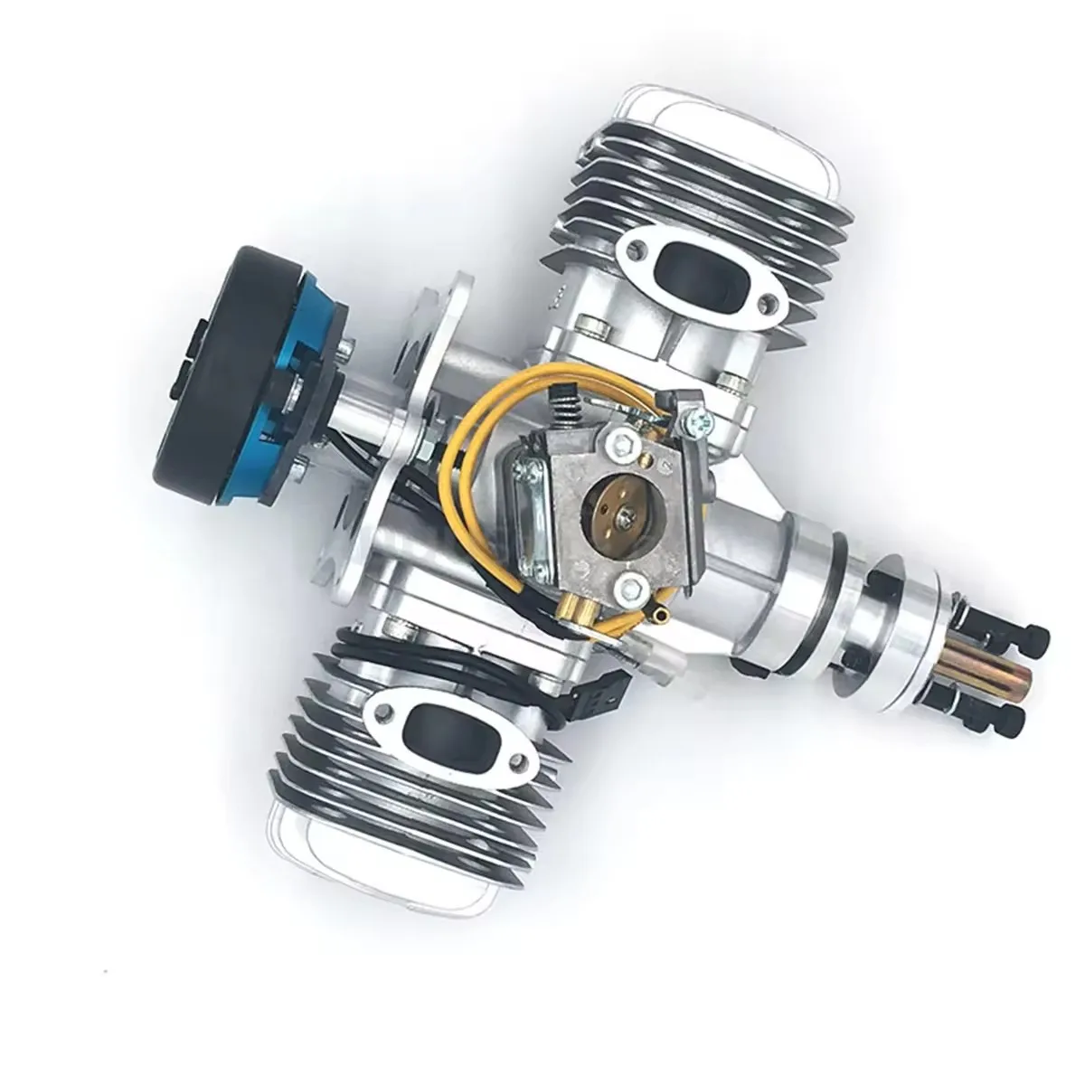 Twin Cylinder Petrol  Engine Dual Cylinder with Muffler/Igniton/Spark Plug From China