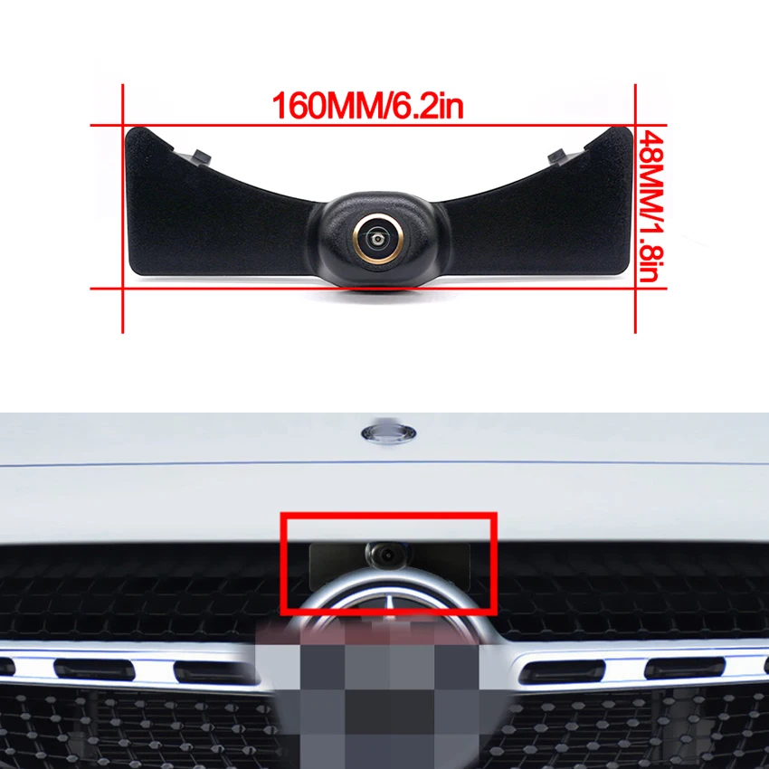 Car Front View Parking Positive Logo Camera For Mercedes Benz GLA H247 EQA GLA180 GLA200 GLA220 GLA250 GLA35 GLA45 2020 2021