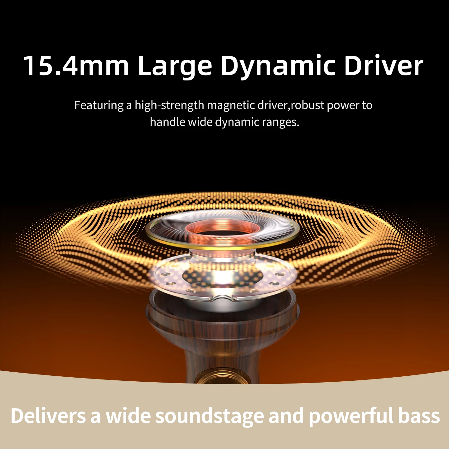 SIVGA M300 15,4 mm großer dynamischer Treiber HiFi kabelgebundene Flachkopf-Ohrhörer High-Fidelity-In-Ear-Kopfhörer Ebenholz