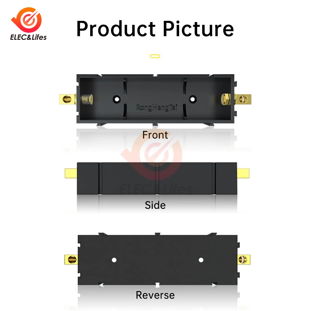 2Pcs 21700 18650 Battery Holder Storage Solder-free Lithium Battery Storage Box Power Bank Case DIY Splicable Battery Slot