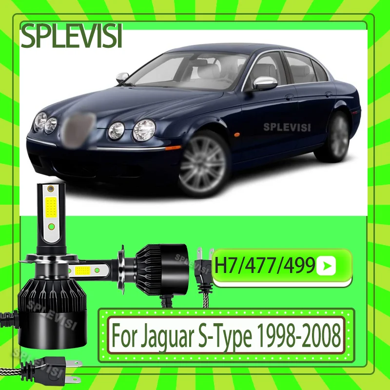 

2pcs IP67 Auto Lamp 3-year warranty LED Headlight Low Beam Lights For Jaguar S-Type 1998 1999 2000 2001 2002 2003 2004 2005-2008