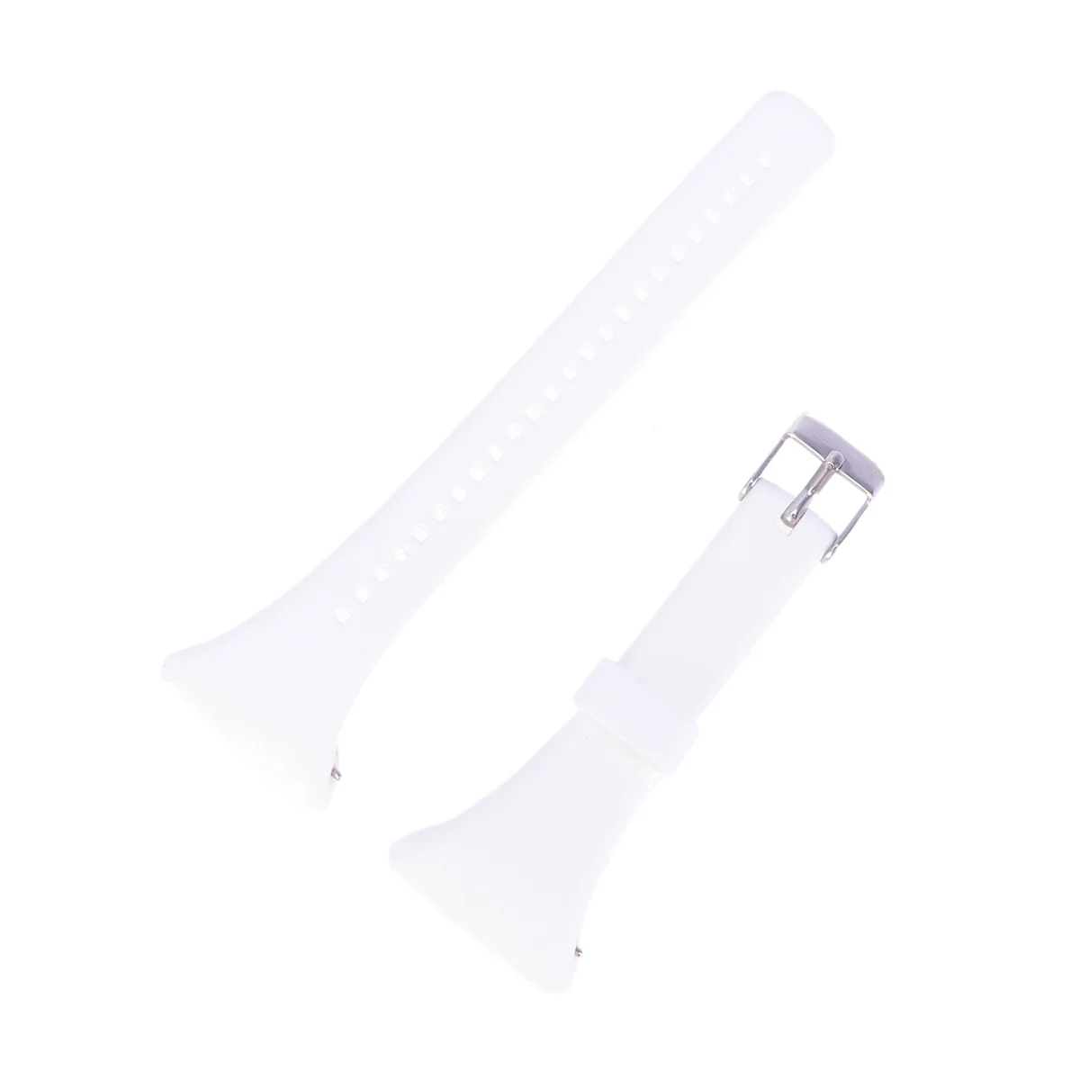 Fashion Watchstrap Plastic Watch Band Strap Replacement Quick Release Wristband Bracelet Strap Compatible for POLAR FT4/FT7(Whit