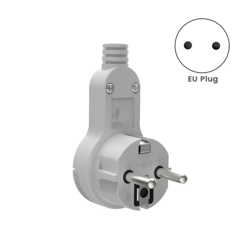 [DTC4]3pcs Male Female Connector EU Power Plug Rewireable Wired Cable Electeical Socket for French German Plug Apater 16A