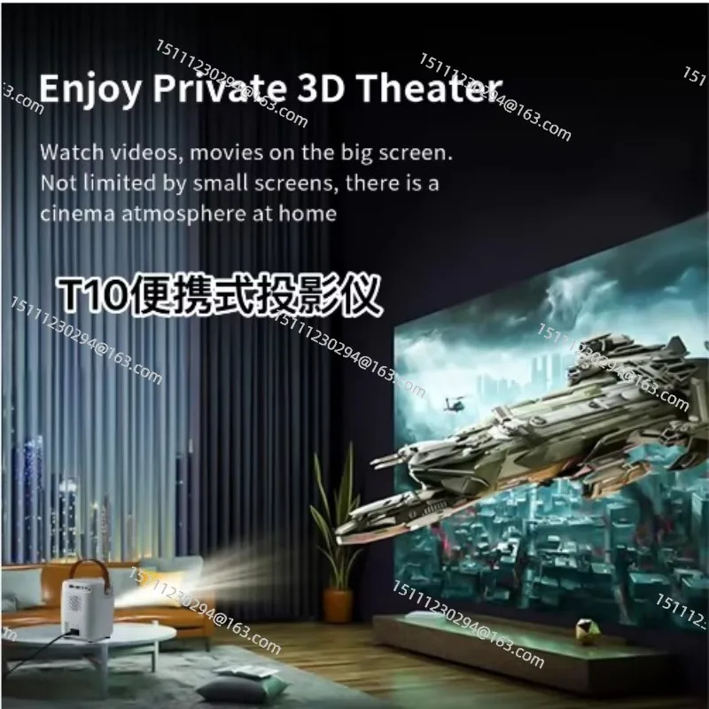 

Projector A009 Mini Portable Home 4K Ultra High Definition Wireless Wifi Screen Projection 4K