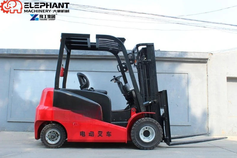 Timely Offer Electric Forklift 3 Ton 3.5 Ton 4 Ton High Life Lithium Battery Four Wheel Drive Forklift Price Long Lasting