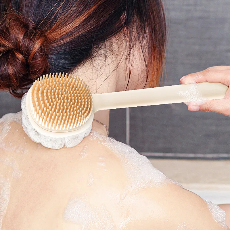 Bath Brush Bath Brush Long Handle Bath Ball Soft Hair Body Bath Brush Bath Artifact Back Brush