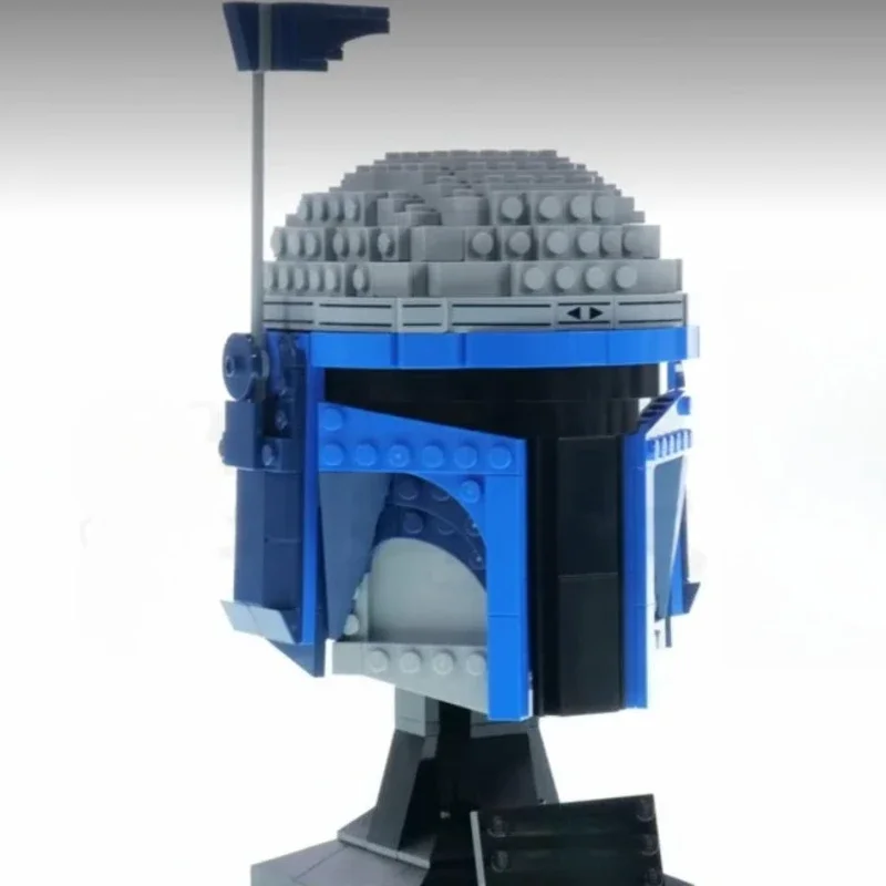 Battle Helmet Model Building Blocks Sets Compatible With Legoed Particles Suitable For Christmas Gifts 75408