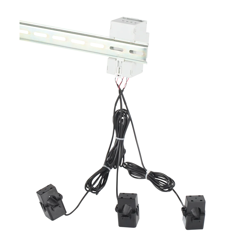 Acrel Din Rail ADL400N Power Analyzer 3-phase Smart Energy Meter RS485 Modbus-RTU Paired 3 Pcs Split Core 80A/120A/200A/300A Cts