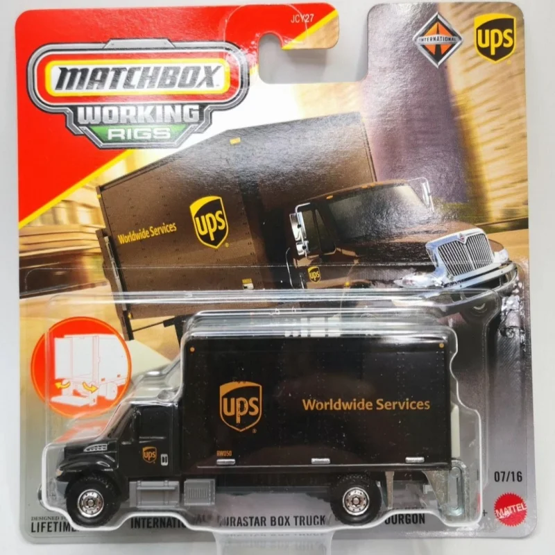 

Металлическая модель грузовика Matchbox JCY27 International Durastar UPS Box Truck для коллекционеров