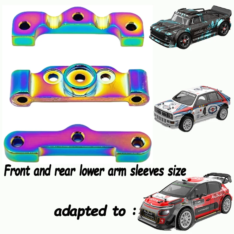 MJX14304 14303 14302 14301 Mise à niveau du véhicule télécommandé - Pièces métalliques - Traitement de surface miroir chromé - Couleur de galvanoplastie