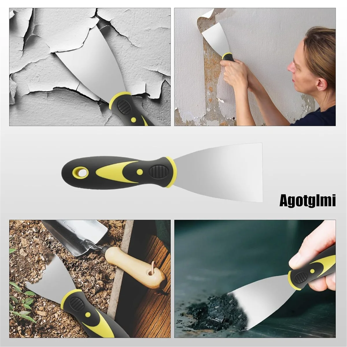 

A002 13 Pack Carbon Steel Wire Wheel Brush Set, Wire Brush for Drill,for Cleaning Rust, Dirt, Paint Scrubbing, Kitchen, Home