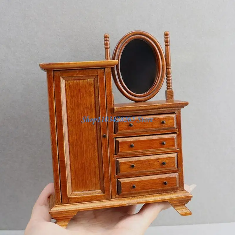 

G2TE 1:12 Scale Dollhouses Miniatures Scenes Accessory Mini Dressing Table 1:12 Scale Dollhouses Miniature Furniture