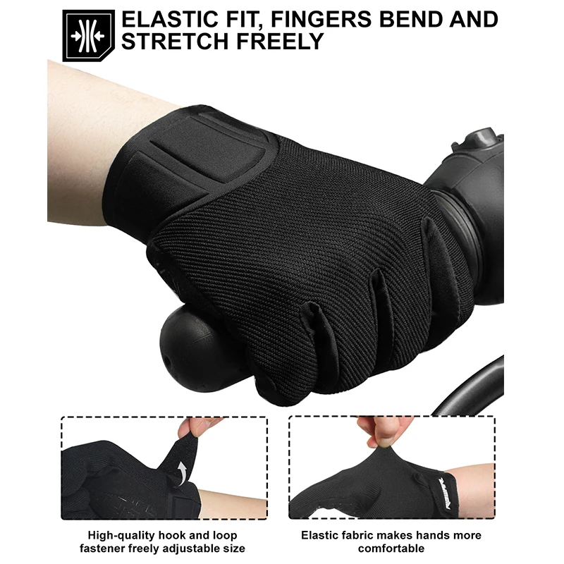 Outono inverno luvas térmicas da bicicleta touchscreen mtb luvas de ciclismo com dedo cheio acolchoado luvas de corrida acessórios da bicicleta