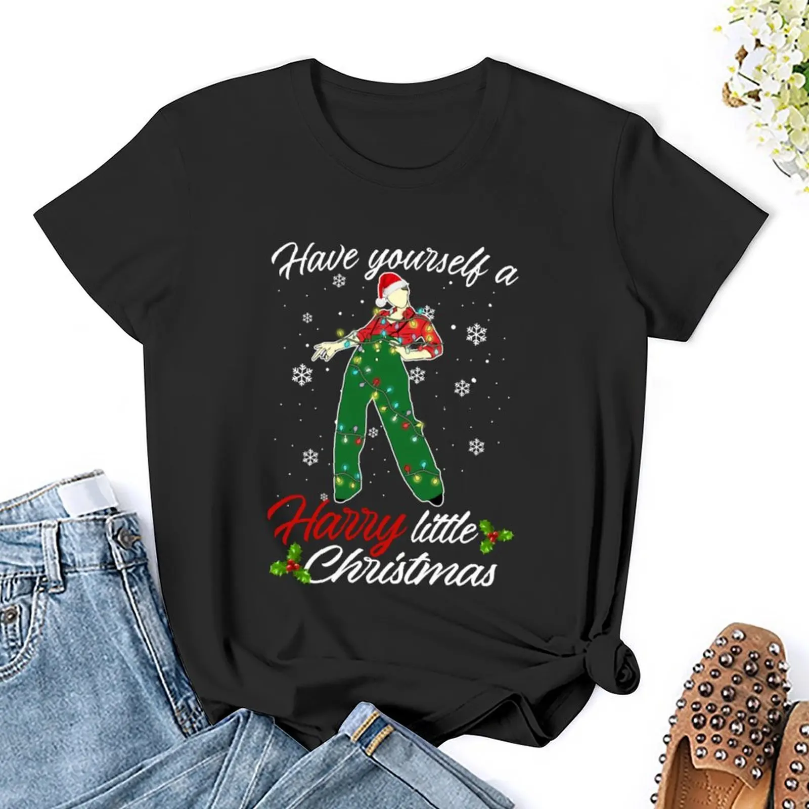 Have Yourself A Harry Little Christmas camiseta Unisex, divertida camiseta de aduanas para mujer