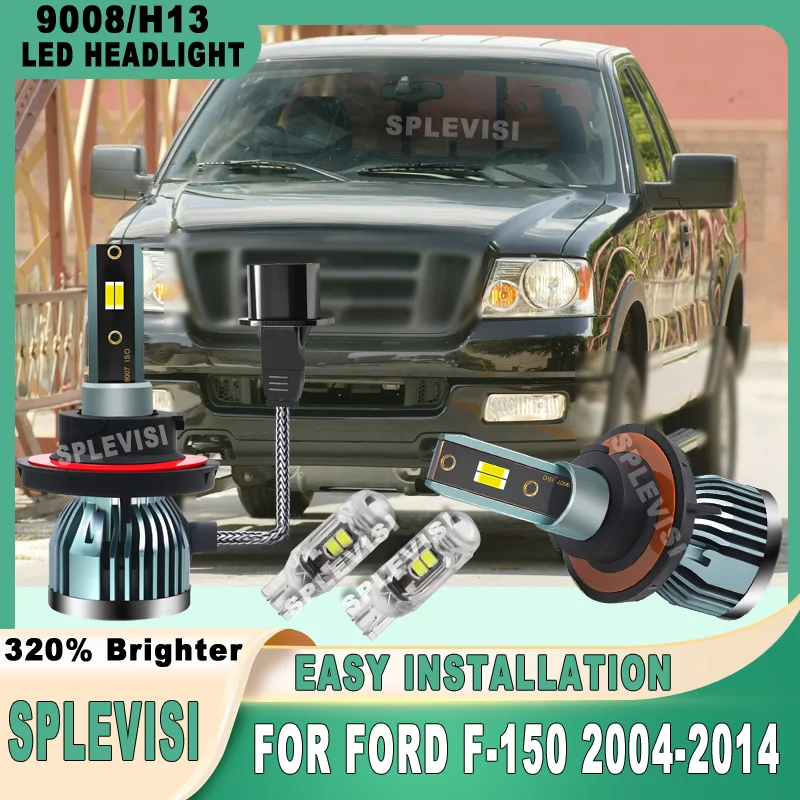 

waterproof and dustproof 320% Brighter Than Halogen Bulbs For Ford F-150 2004 2005 2006 2007 2008 2009 2010 2011 2012 2013 2014