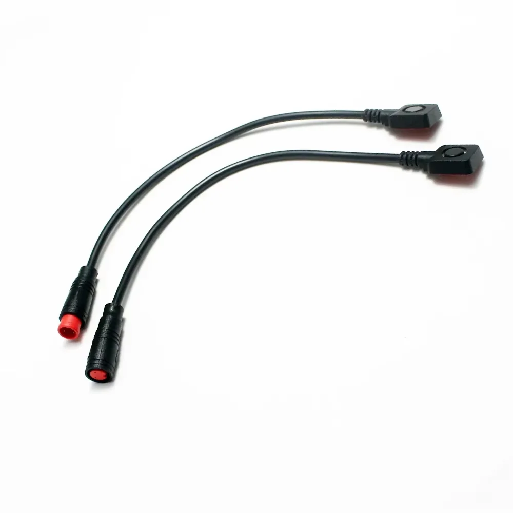 1Pcs M8 2Pin Male / Female to Switch Wire Electric Bicycle Butt Joint Plug Waterproof for Ebike Display Cable 0.2M 1M