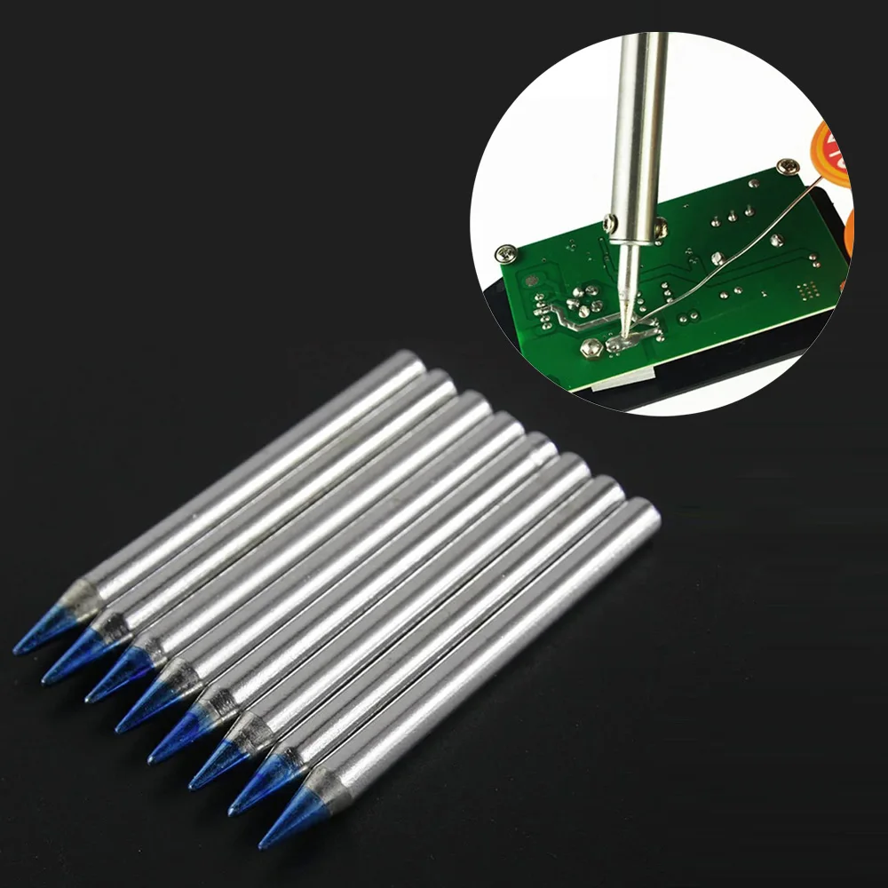 30/40/60W Replacement Blue Pointed Soldering Iron Tips 1Pcs External Heat Soldering Iron DIY Welding Soldering Tool Accessories