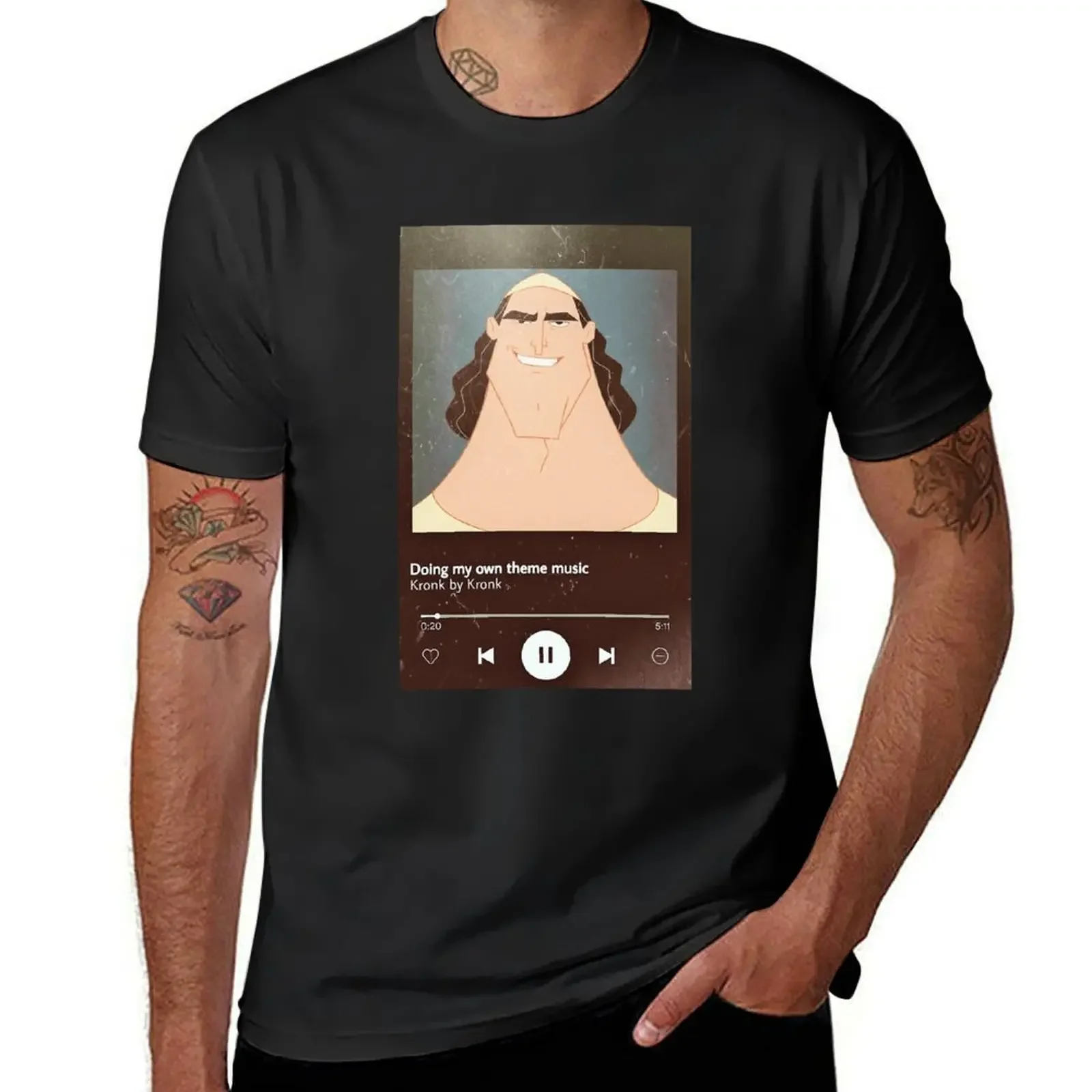 Kronk_s New Single - Kronk from _The Emperor_s New Groove_ T-Shirt customs design your own clothes for men