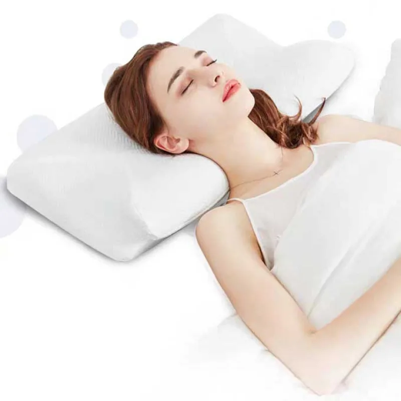 Cuscino in Memory Foam a forma di farfalla per traversine laterali