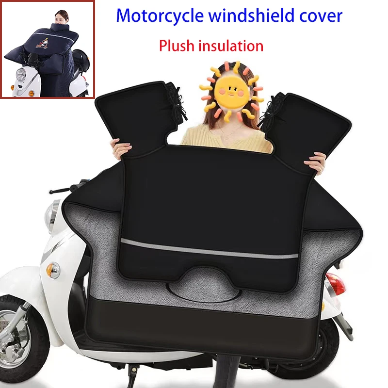 

Motorcycle Scooters Leg Cover Knee Blanket Thicken Warmer Waterproof Windproof Winter Quilt Knee Waist Leg Apron Cover