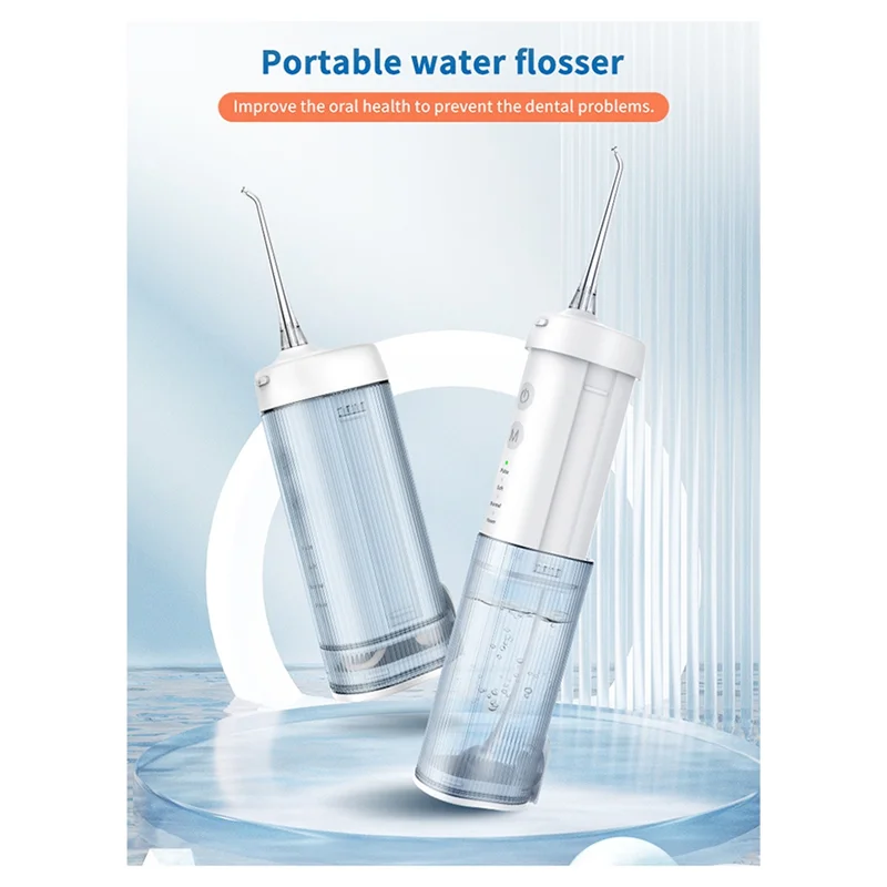 

Ирригатор для полости рта, очиститель зубов, мини-беспроводной, 4 режима и IPX7, водонепроницаемый портативный уход за зубами, подтяжки, уход за мостами