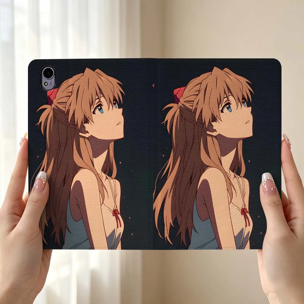 A-Asuka Cute Girl Pen Tray For Huawei MediaPad MatePad Honor Pro V6 9 V8 X9 X 10 13.3 12.3 11 11.5 Inch Tablet Case