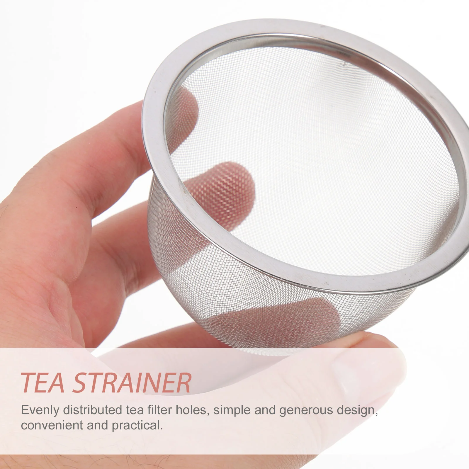 4 Pcs Tea Ball Teapot Strainer Travel Coffee Filter Party Stainless Steel Handle Metal Infuser Insert