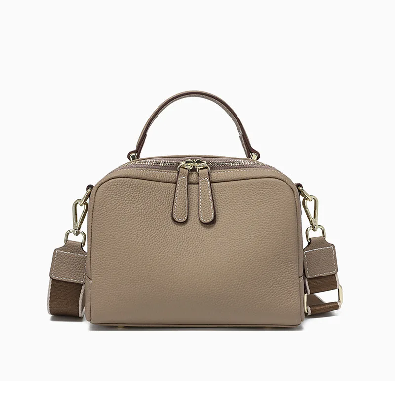 

100% Genuine Leather Handbag Luxury Designer Women's Bag High Quality Cowhide Shoulder Bags Versatile Women Crossbody Bag
