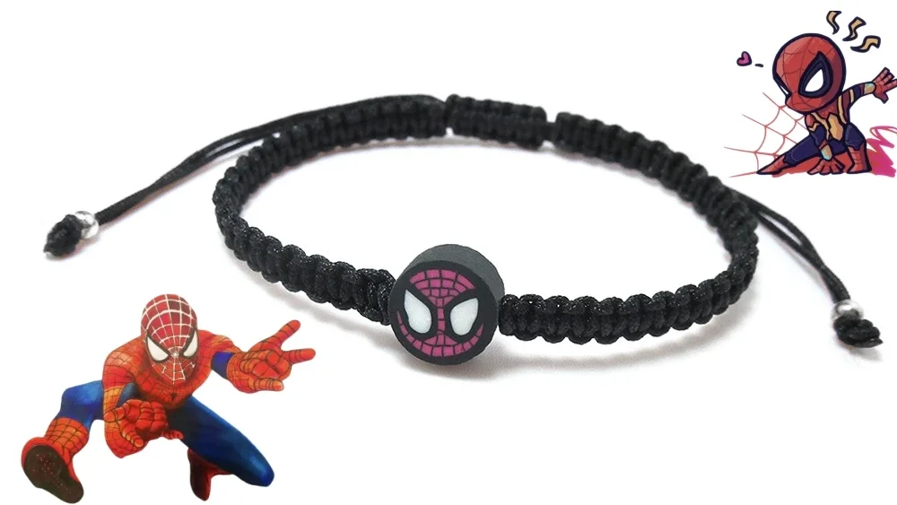 

Spiderman Men's Women's Bracelet Chain Round Hulk Bracelet for Kids Men Women Chain Bracelet Party Jewelry Friend Gifts