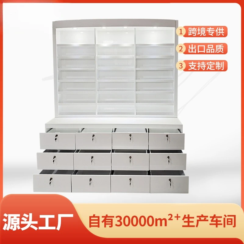 Product cosmetics display cabinet, beauty salon nail cabinet, display multi-layer storage, skincare, hair salon storage shelf