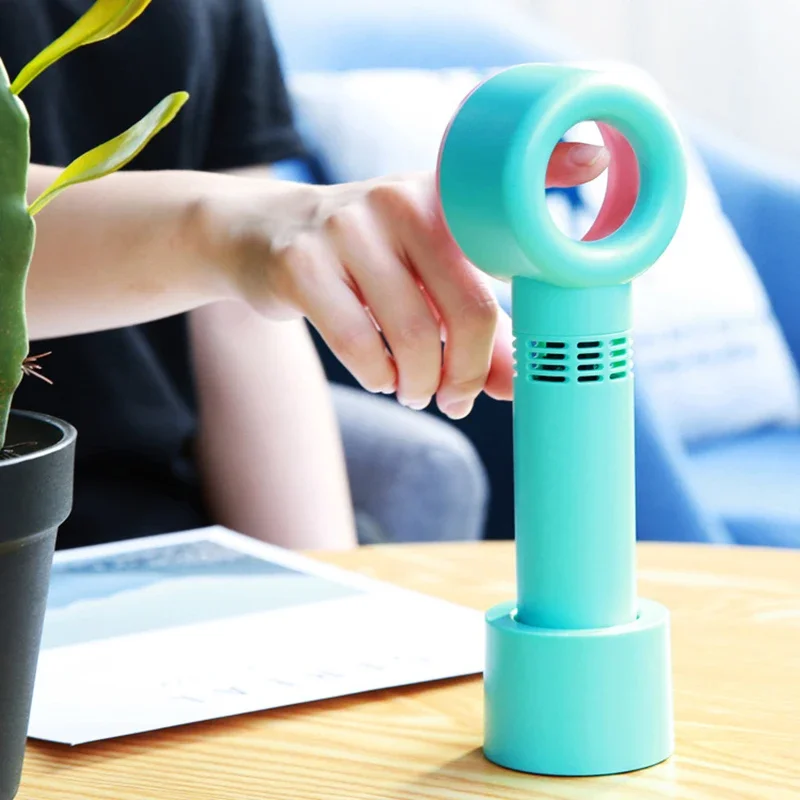 Rechargeable Eyelash Blower USB Portable False Eyelash Fast Drying Bladeless Fan False Eyelash Extender Women's Makeup Tools image 4