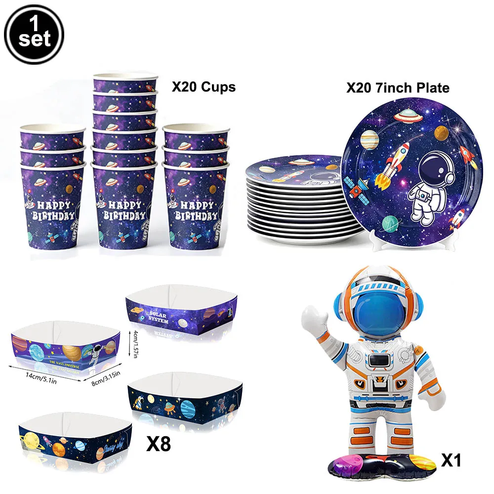 Space Tablecloth Outer Space Themed Birthday Party Supplies Birthday Table Cover for Solar System Galaxy Planets Astronaut Party view 5