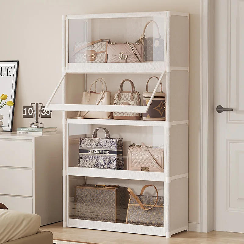 

Пылезащитный шкаф для хранения, многоярусный, большой вместимости, многофункциональный, для дома и спальни