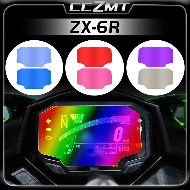 For Kawasaki Ninja zx6r zx 6r ZX 6R ZX-6R 2024 Motorcycle Cluster Scratch Screen Protection Film Protector accessories