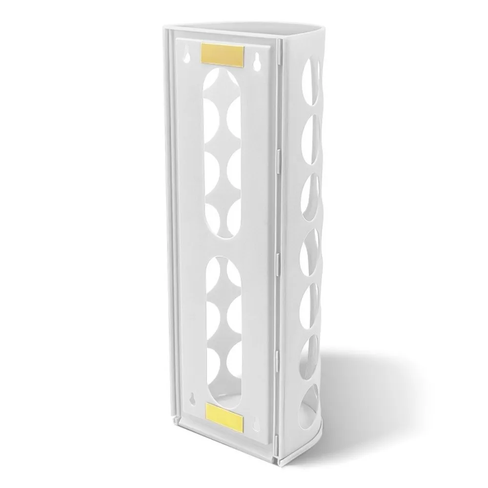 Wall-Mounted Garbage Bag Storage Holder Stackable Plastic Trash Bag Holder Reusable Foldable Garbage Bag Dispenser