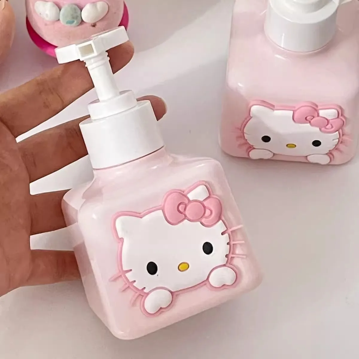 المعبأة في زجاجات بشكل منفصل لطيف قيمة عالية للوجه زجاجة فارغة مضغوطة زجاجة هلام الاستحمام منفصلة غسول المطهر اليد للاستخدام المنزلي