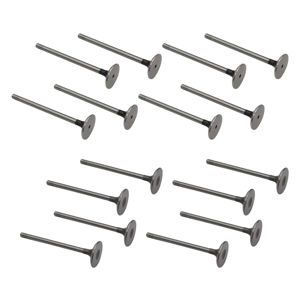 Engine Intake Exhaust Valves 16Pcs Kit Fit 1.4 L L4 GAS DOHC LWD LDD A 14 NET LUJ For GM Chevrolet Cruze Buick Cadillac ELR 1.4L view 4