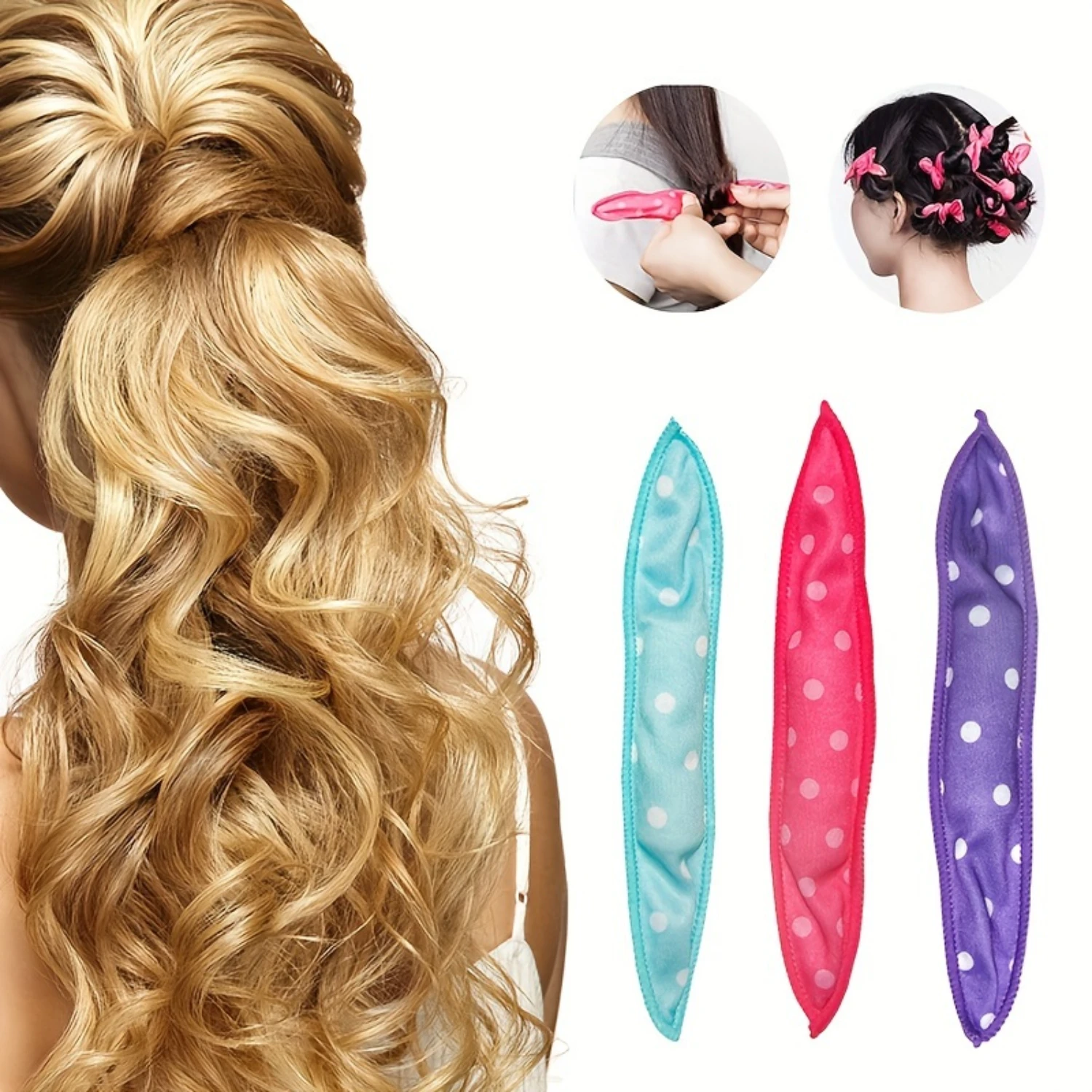 

Разбудет к великолепному кудрям Легкая и термоукладка с 20 удобными бигуди для волос на ночь