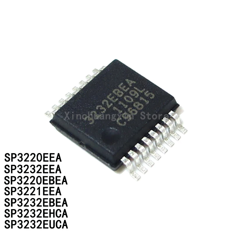 Chip de interface do transceptor, SP3232EBEA, SP3232EBEA, SP3232EBEA, SP3232EBEA, SP3232EBEA, SP3232EBEA, SP3232EBEA, SP3232EE-L/TR, RS232, 1PC