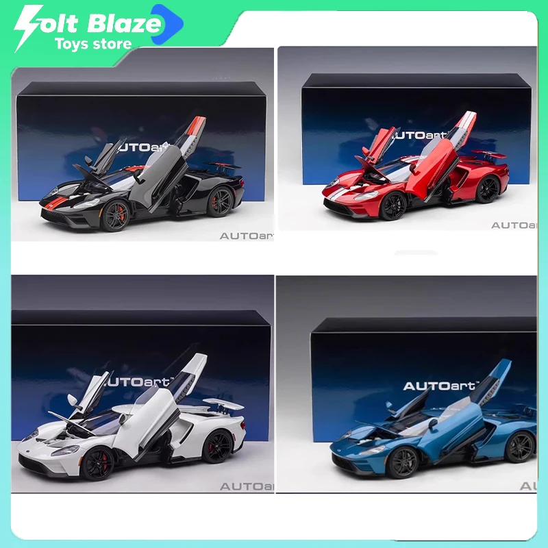 Autoart 1/18 Ford GT Highly Detailed Car Model ABS Material Car Model Simulation Collectible Cars Model Gift Boy Birthday Gift