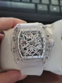 Orologio UTHAI da uomo sportivo alla moda orologio da polso al quarzo completamente automatico originale cavo impermeabile per orologi di moda maschile