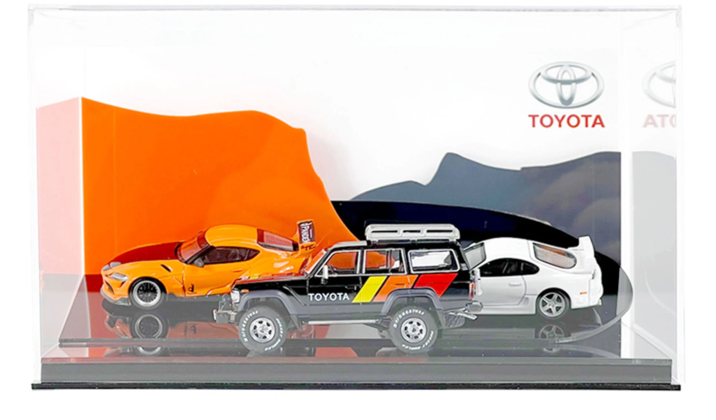 1:64 Car display box, car booth, garage. High-grade acrylic, original design