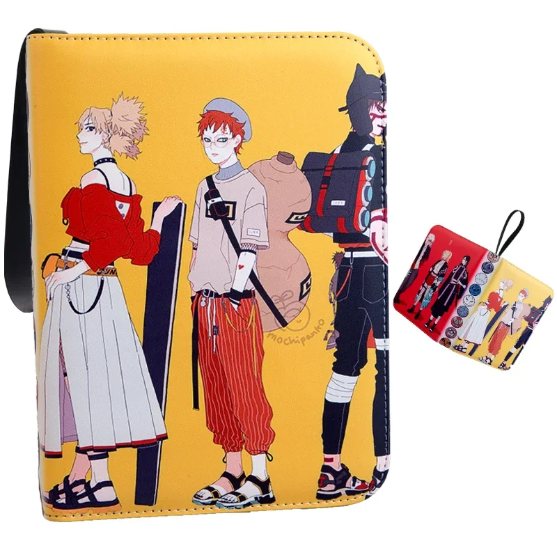 Naruto Card Storage Binder 50 Pages Jiugongge Sasuke  Sakura  Kakashi Tsunade Naruto  Special Collection Book Folder