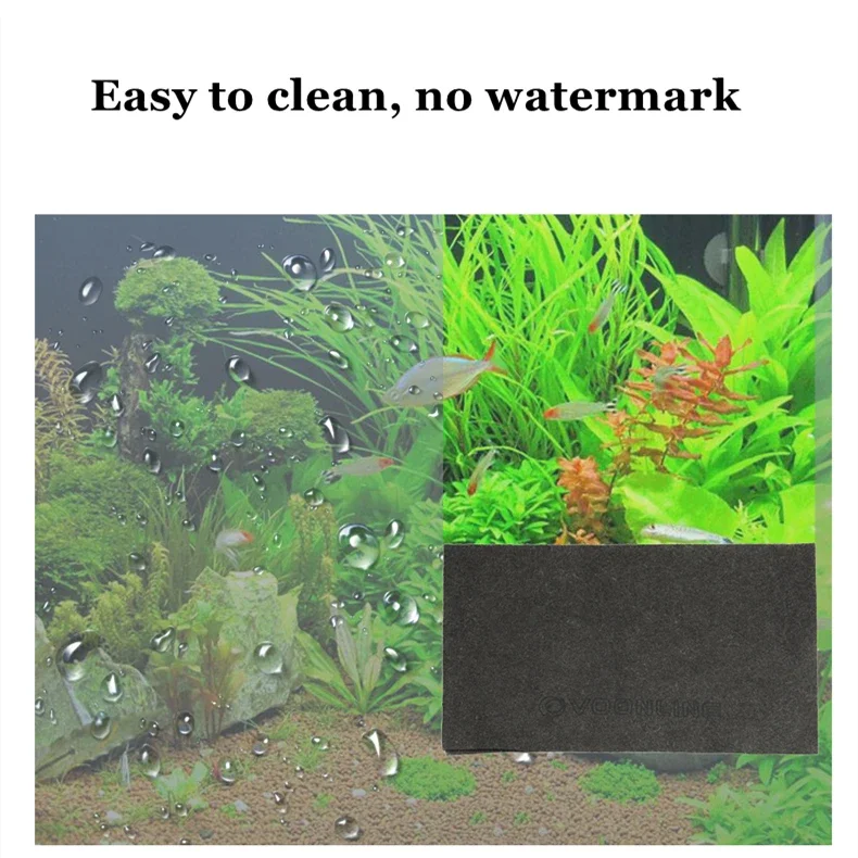 Black Cleaning Towel Fish Tank Accessories Aquarium Equipment Cleaning Tools Non-trace Wiping Towel