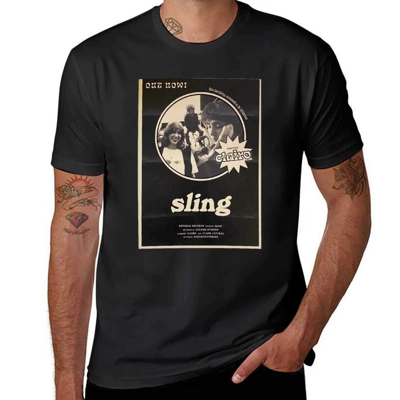 

Clairo Sling, Retro Movie T-Shirt shirts graphic tees Aesthetic clothing oversizeds customs design your own sweat shirts, men