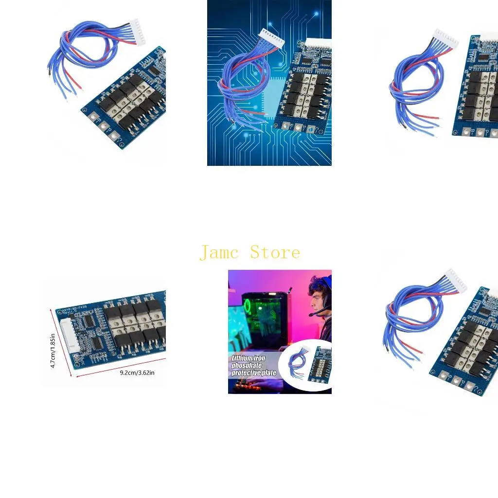 

LX0B 8S 28.8V LiFePO4 Battery Charging Board Short Circuit Protections Selfs Recovering