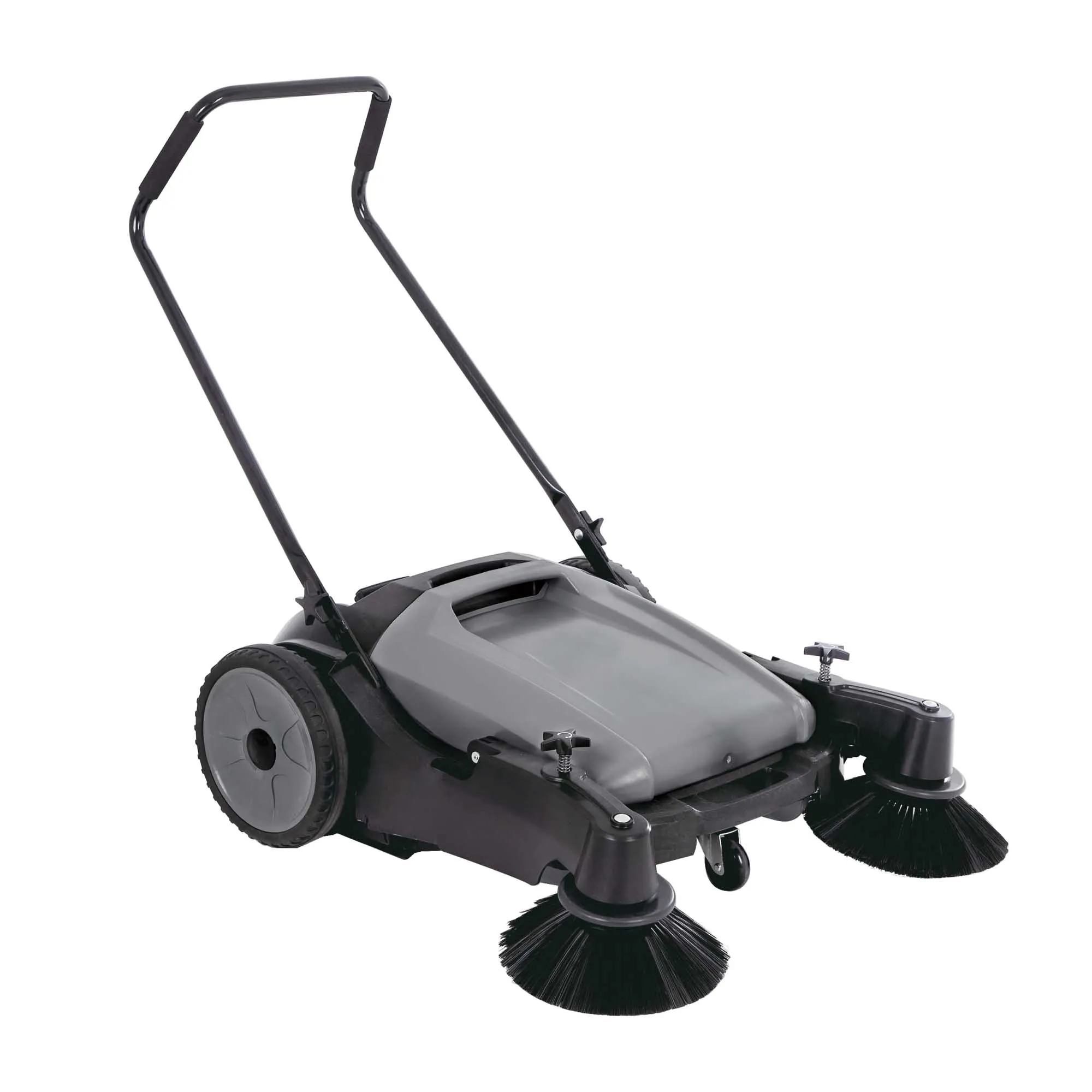 Manual Sweeper 40L Cordless Walk Behind Street Sweeper Floor Sweepers For Garden