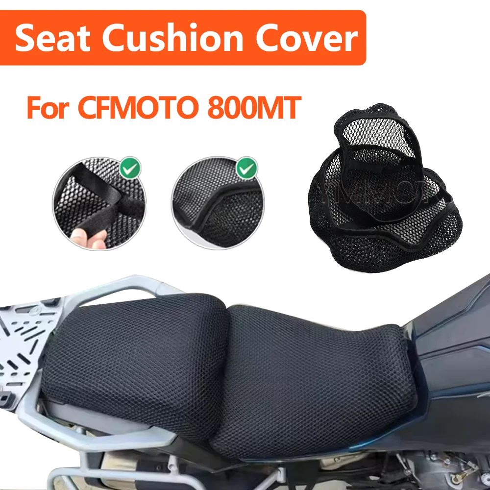 

For CFMOTO CF 800MT 800 MT 800-MT Motorcycle Accessories Mesh Breathable Seat Cushion Saddle Non-Slip Protection Seat Cover